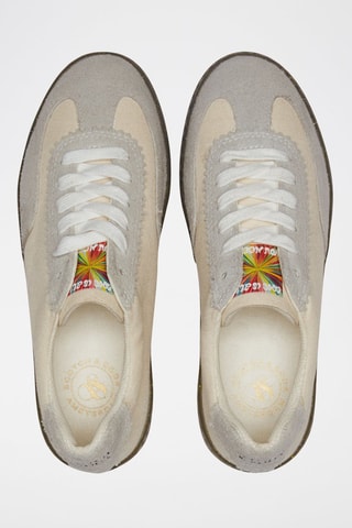 Sapatilhas - Cru e cinzento-claro