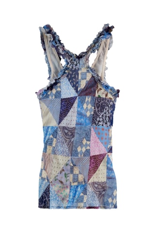 Camisola de alças - Azul