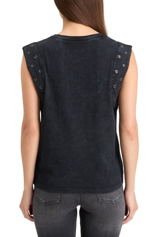 Camisola de alças - Preto