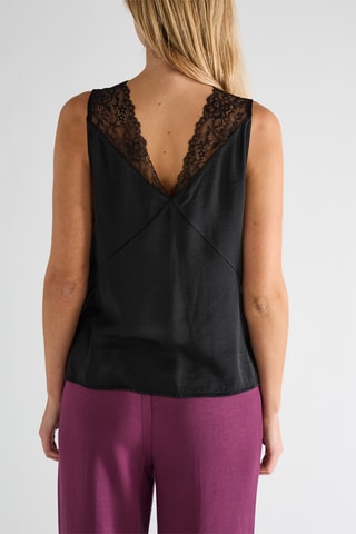 Camisola de alças - Preto