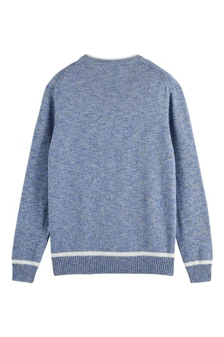 Camisola regular - Azul-marinho mesclado