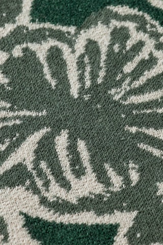 Camisola regular em lã merino - Verde