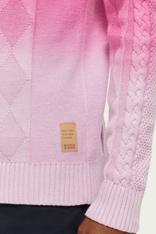 Camisola dip and dye em algodão biológico - Fúcsia