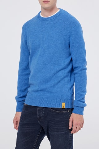 Camisola regular - Azul