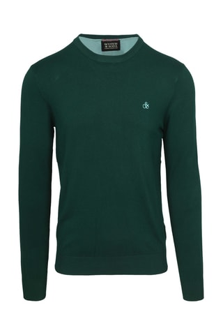 Camisola regular - Verde-escuro