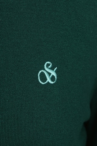 Camisola regular - Verde-escuro