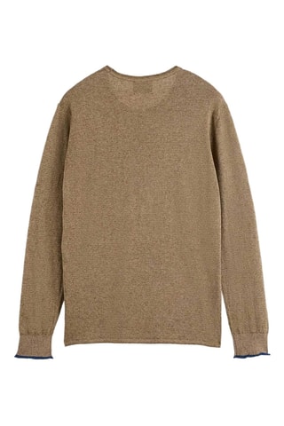 Camisola em linho - Castanho