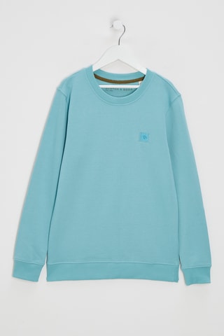 Pull en coton biologique - Bleu marine