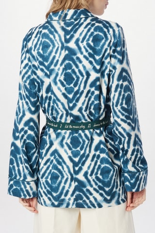 Quimono - Azul-escuro