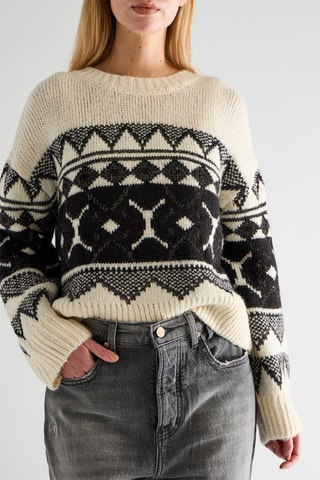 Casaco de malha - Cru