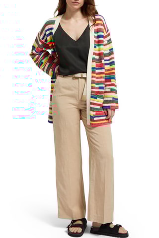 Casaco comprido - Vermelho e verde