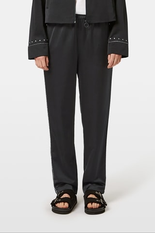 Calças relaxed - Preto