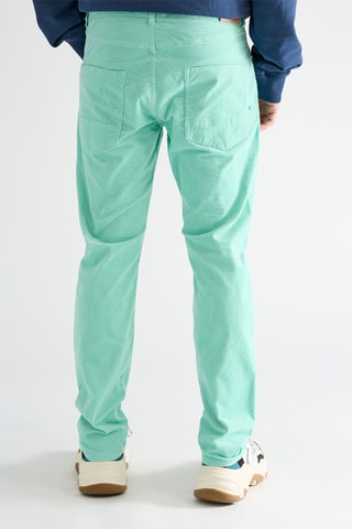 Calças em algodão biológico - Verde