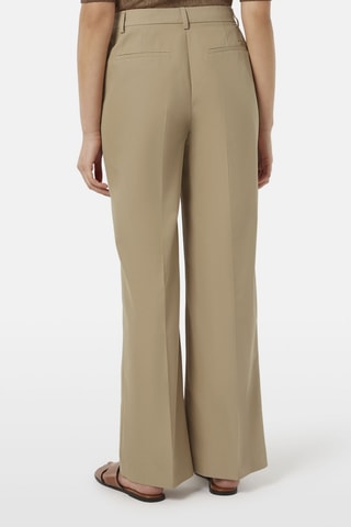 Calças loose - Bege