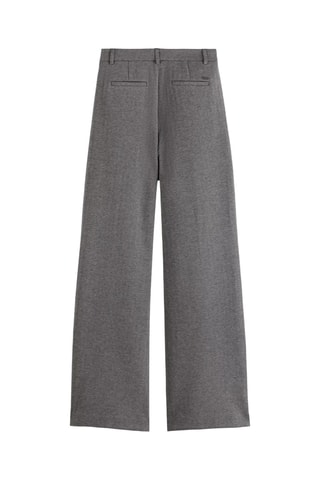 Calças wide legs - Cinzento