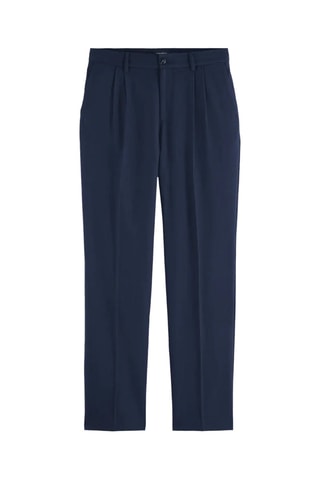 Calças direitas - Azul-marinho