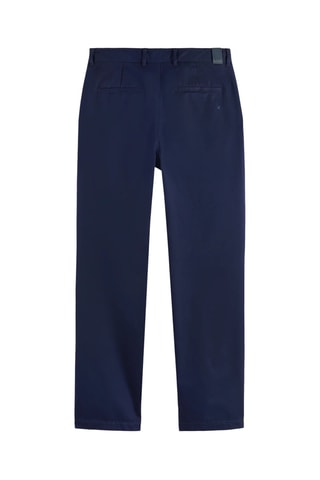 Calças chino direitas - Azul-marinho