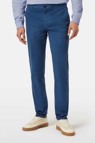 Calças chino slim - Azul