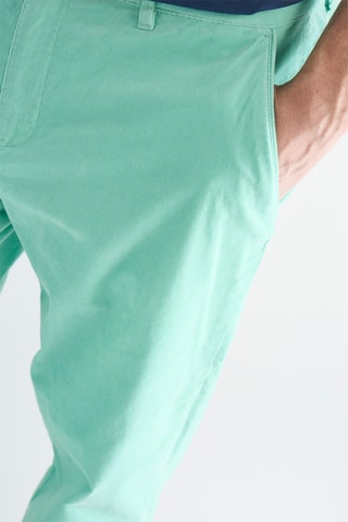 Calças em veludo e algodão biológico - Turquesa