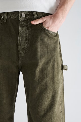 Calças de ganga cargo - Caqui