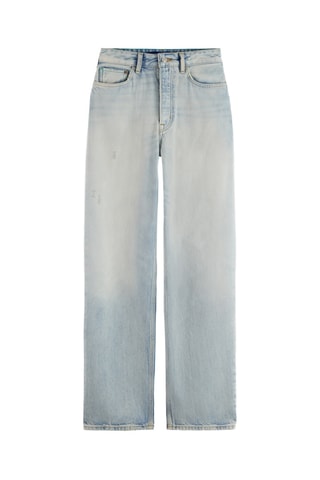 Calças de ganga direitas - Azul-claro