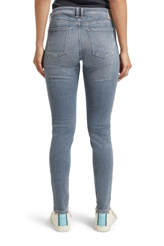 Calças de ganga skinny - Azul-claro