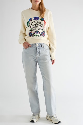 Calças de ganga straight - Azul