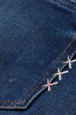 Calças de ganga direitas - Azul-escuro