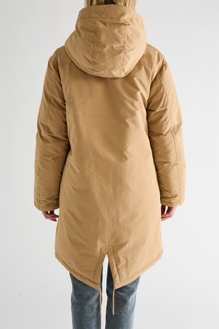 Parca com capuz - Bege