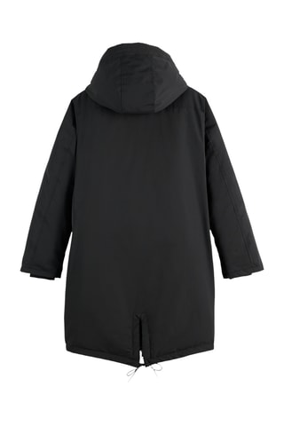 Parca com capuz - Preto