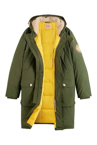 Parca com capuz - Verde