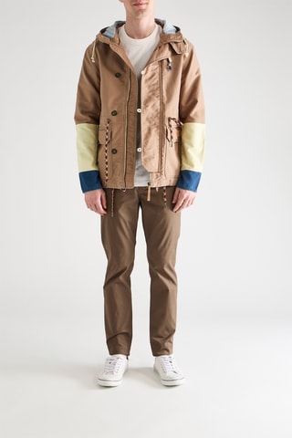 Parca em algodão biológico - Castanho