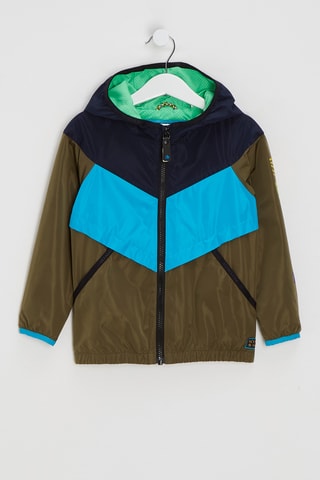 Corta-vento com capuz - Caqui