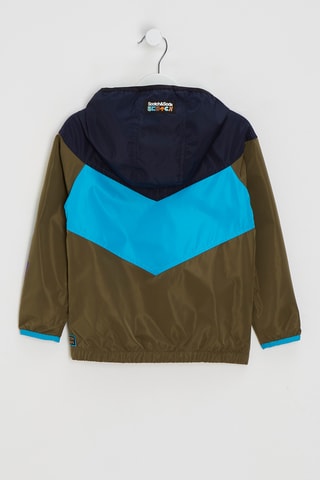 Corta-vento com capuz - Caqui