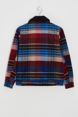 Veste - Rouge et bleu clair