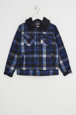 Veste en laine - Bleu