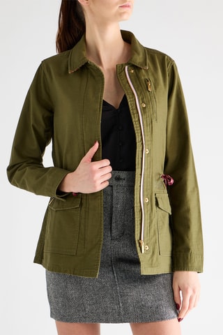 Casaco em algodão biológico - Verde