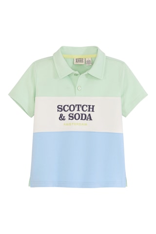 Polo et short - Vert et bleu clair