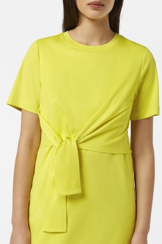 Vestido direito - Amarelo-limão