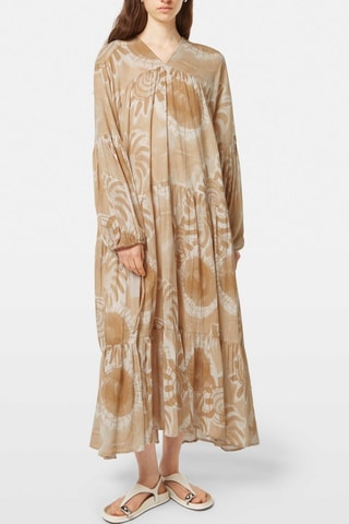 Vestido comprido - Bege