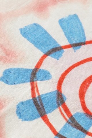 Vestido direito em linho - Rosa