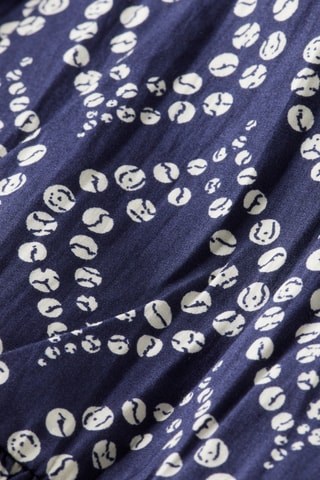 Vestido estilo patinadora - Azul-marinho