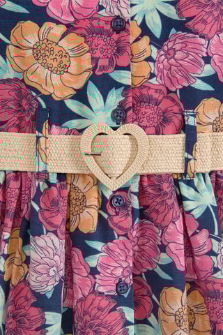 Vestido-camisa - Azul-marinho