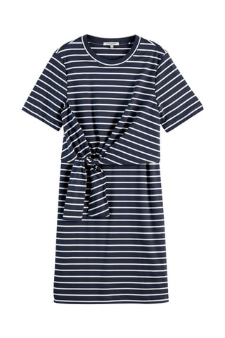 Vestido direito - Azul-marinho