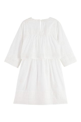 Vestido em bordado inglês - Branco