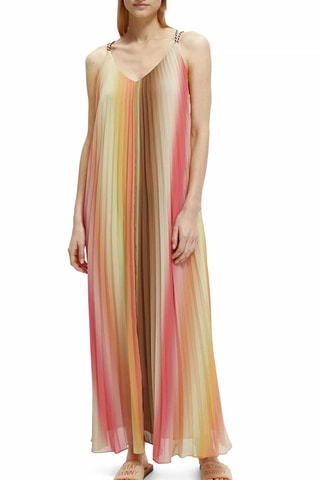 Vestido trapézio Bege