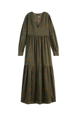 Vestido comprido - Caqui