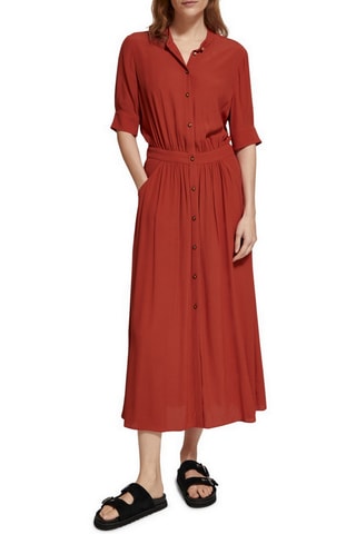 Vestido midi - Vermelho