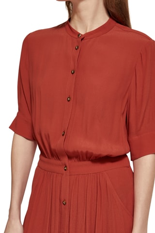 Vestido midi - Vermelho