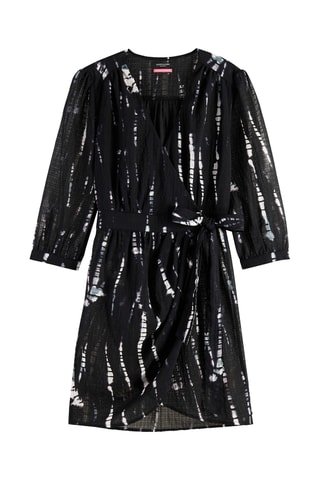 Vestido traçado - Preto